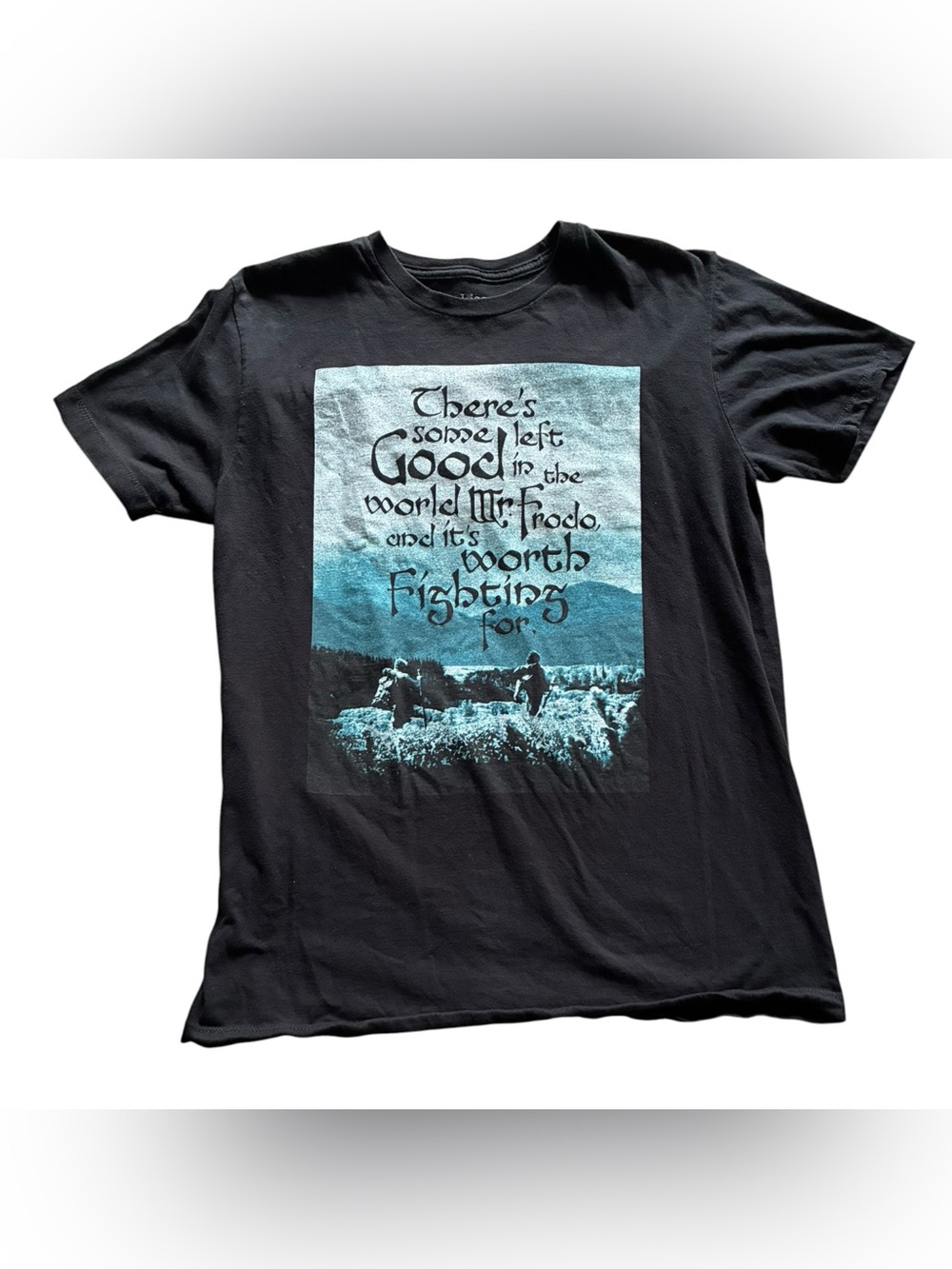 Official Lord of the Rings "Samwise Gamgee Quote" Graphic T-Shirt